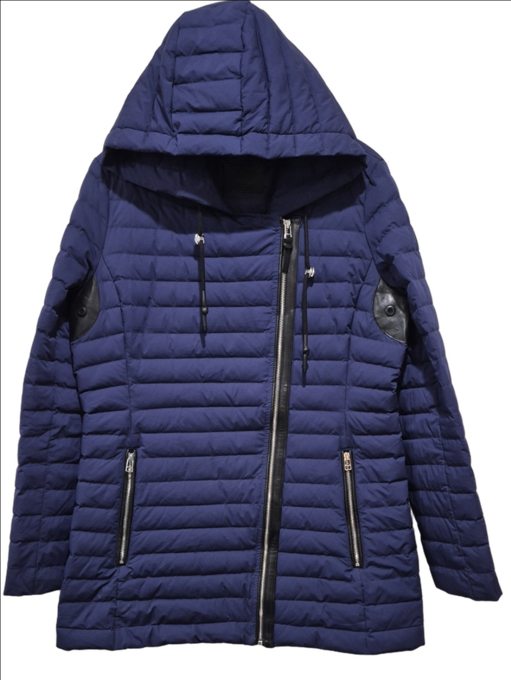 Atelier Noir by Rudsak Asymmetric Down Puffer Jacket Blue L